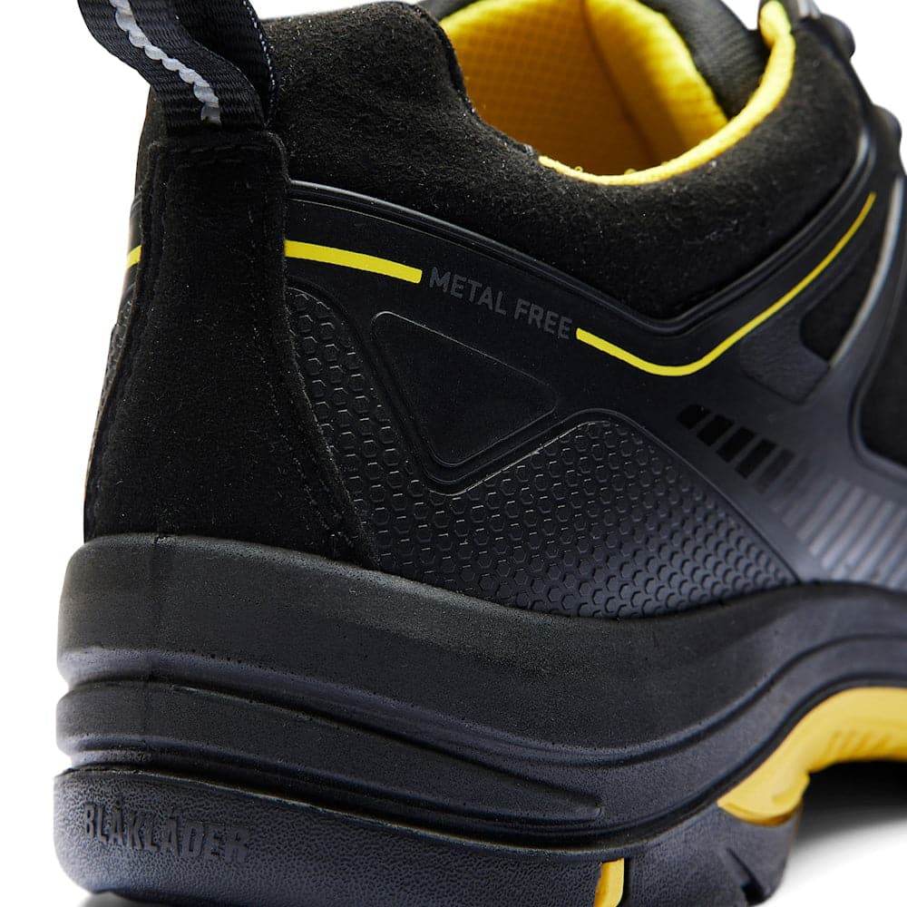 Blaklader 2475 Gecko ESD Metal Free Safety Trainers Shoe Black/Red / Black/Yellow