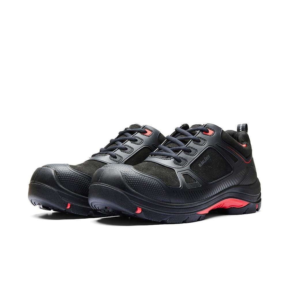 Blaklader 2475 Gecko ESD Metal Free Safety Trainers Shoe Black/Red / Black/Yellow