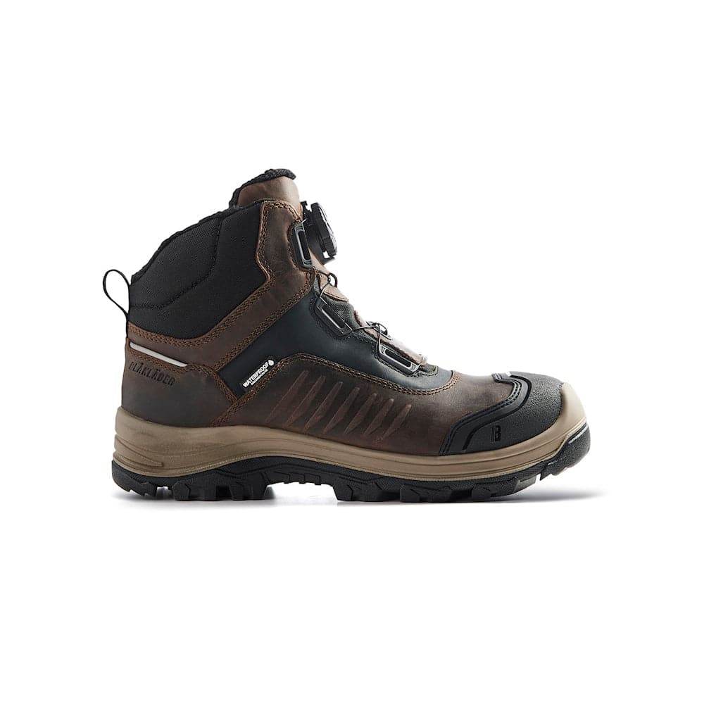 Blaklader 2492 Storm Waterproof Thinsulate Safety Work Safety Boots Black/Black / Brown/Black
