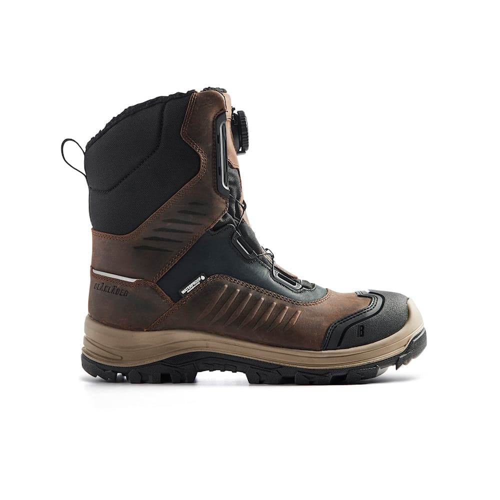 Blaklader 2493 Storm Waterproof Thinsulate Tall Winter Safety Work Safety Boots Black/Black / Brown/Black