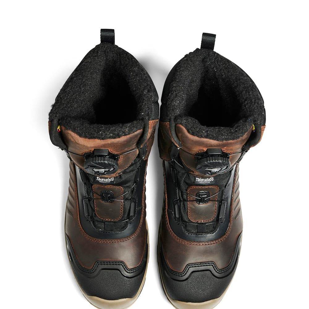 Blaklader 2493 Storm Waterproof Thinsulate Tall Winter Safety Work Safety Boots Black/Black / Brown/Black