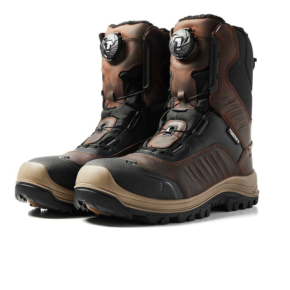Blaklader 2493 Storm Waterproof Thinsulate Tall Winter Safety Work Safety Boots Black/Black / Brown/Black