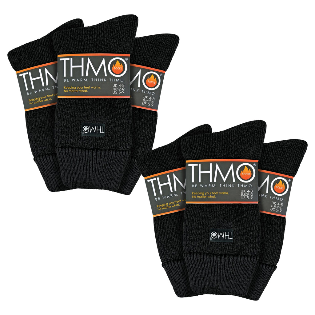 Sock Snob Womens Thick Winter Thermal Socks with Seamless Toe (Multipack Options)