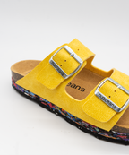 Nuoceans Yuzu Yellow Vegan Leather Sandals