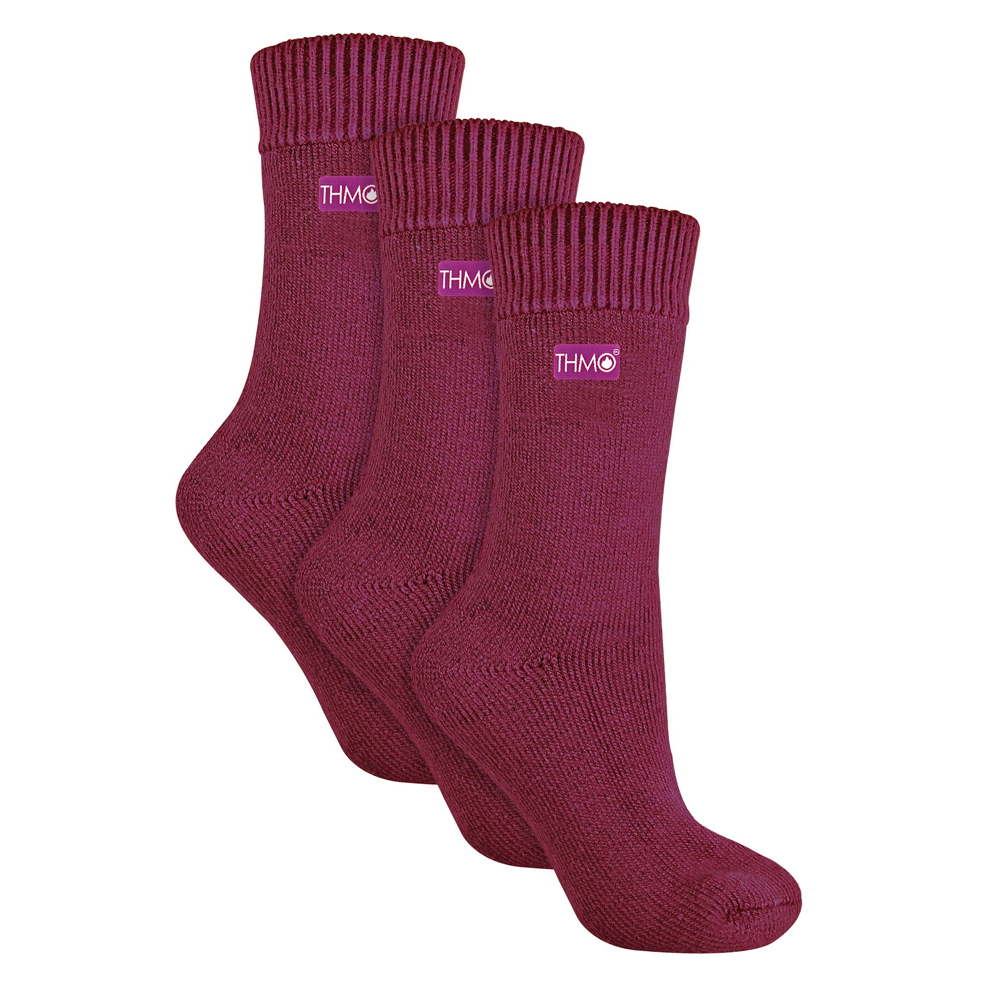 Sock Snob Womens Thick Winter Thermal Socks with Seamless Toe (Multipack Options)