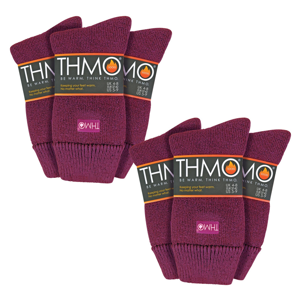 Sock Snob Womens Thick Winter Thermal Socks with Seamless Toe (Multipack Options)