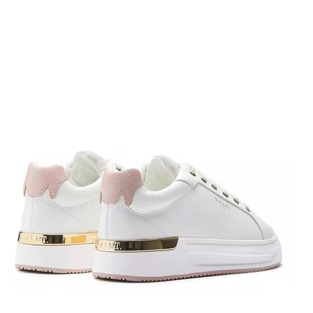 Mallet GRFTR Low White Pink Womens Trainers
