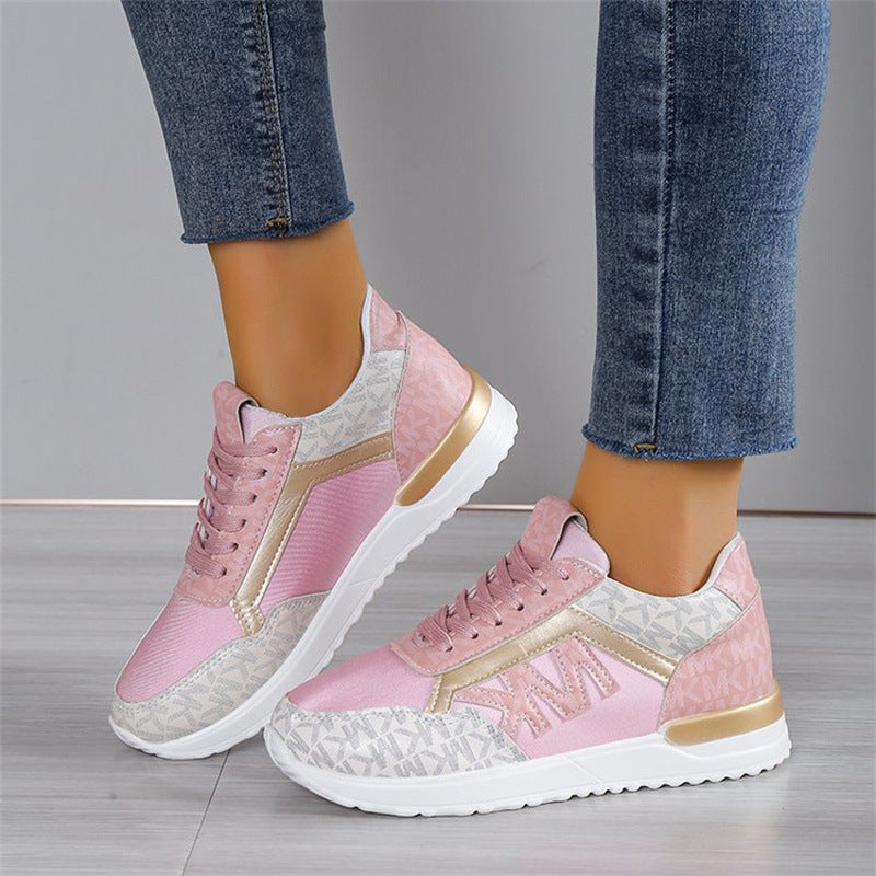 Large Size Womens Shoes Casual Sports Shoes Color Muffin