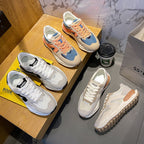 Womens Breathable Mesh Platform Low Top Trainers