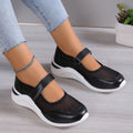 Womens Breathable Mesh Round Toe Trainers