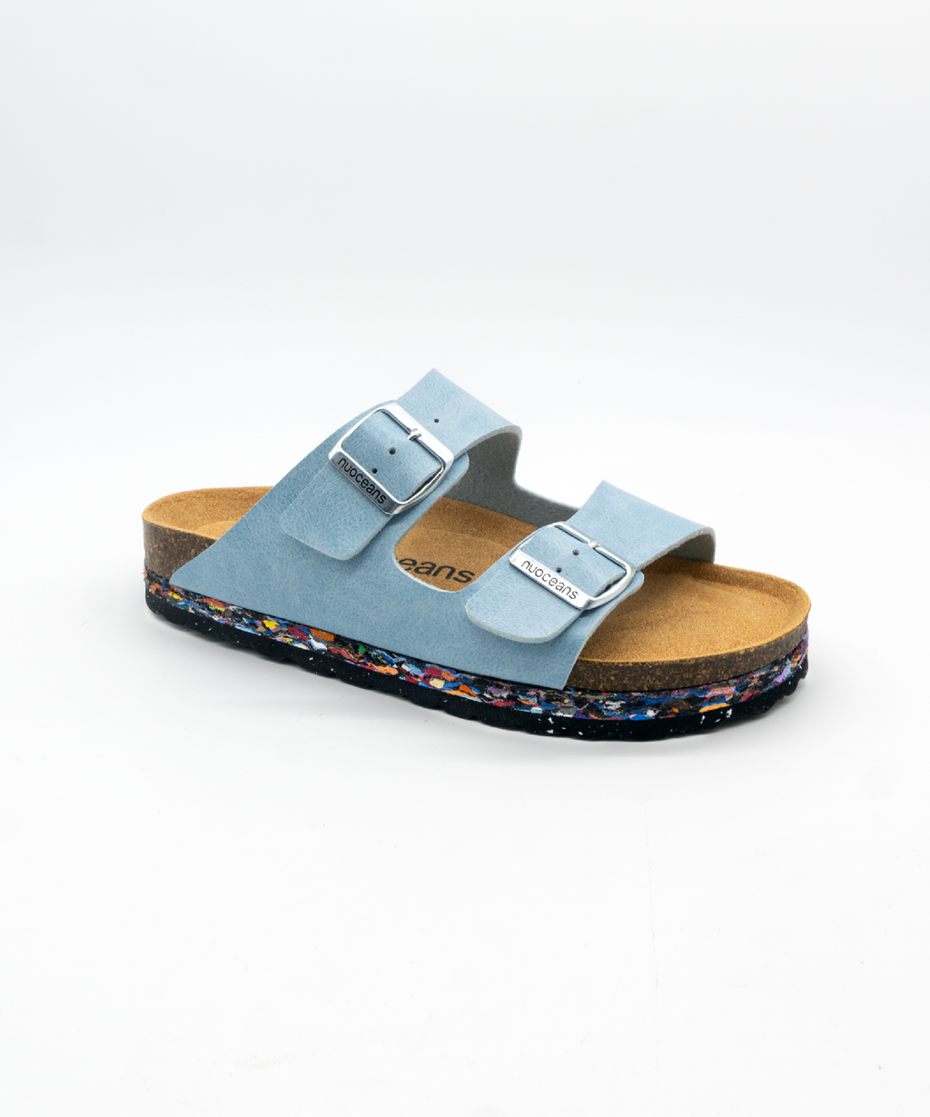 Nuoceans Skye Light Blue Vegan Sandals