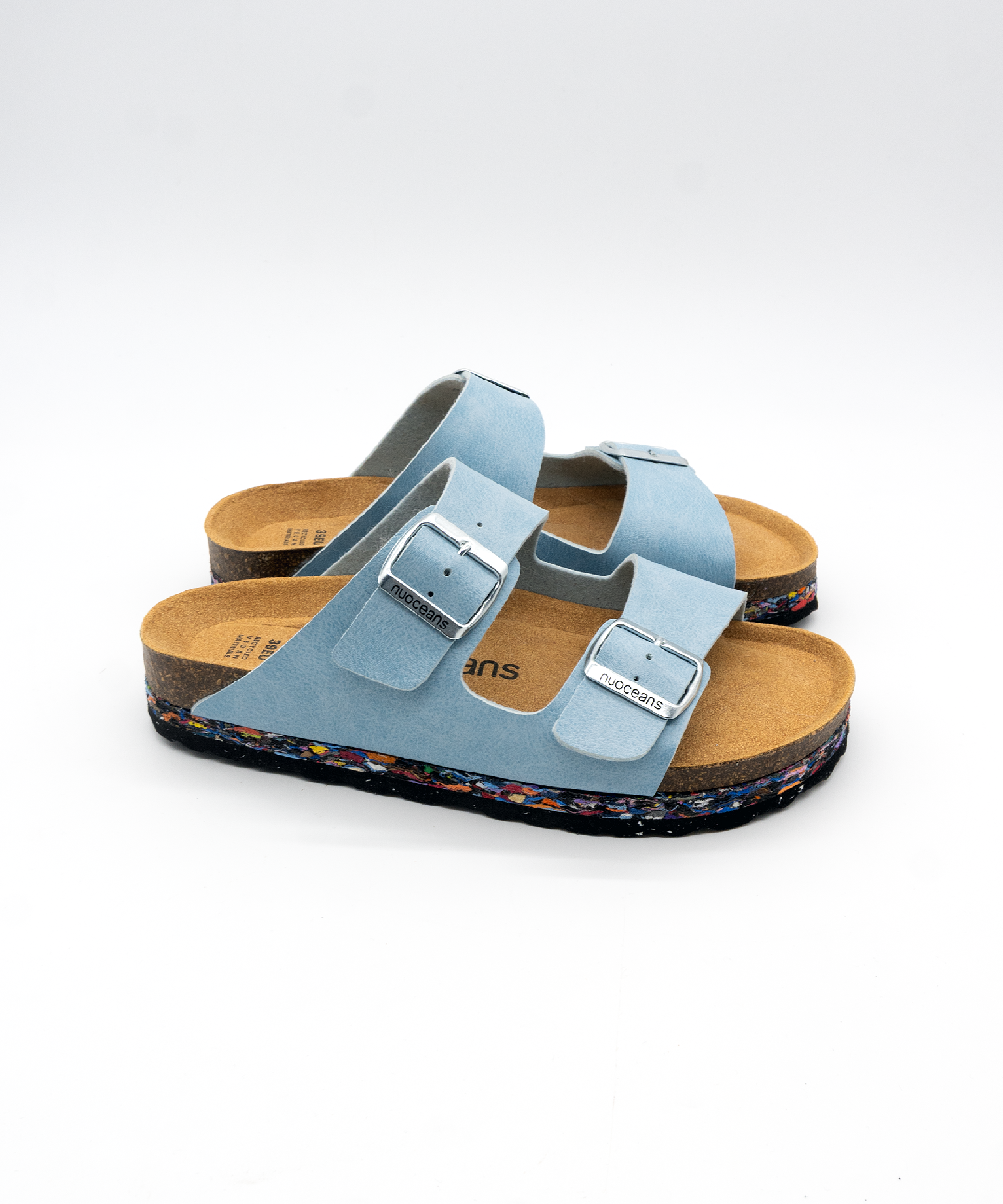 Nuoceans Skye Light Blue Vegan Sandals