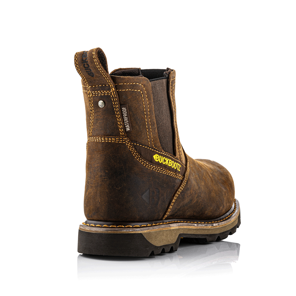 Buckler B1180 Buckflex Waterproof Safety Dealer Boots Crazyhorse