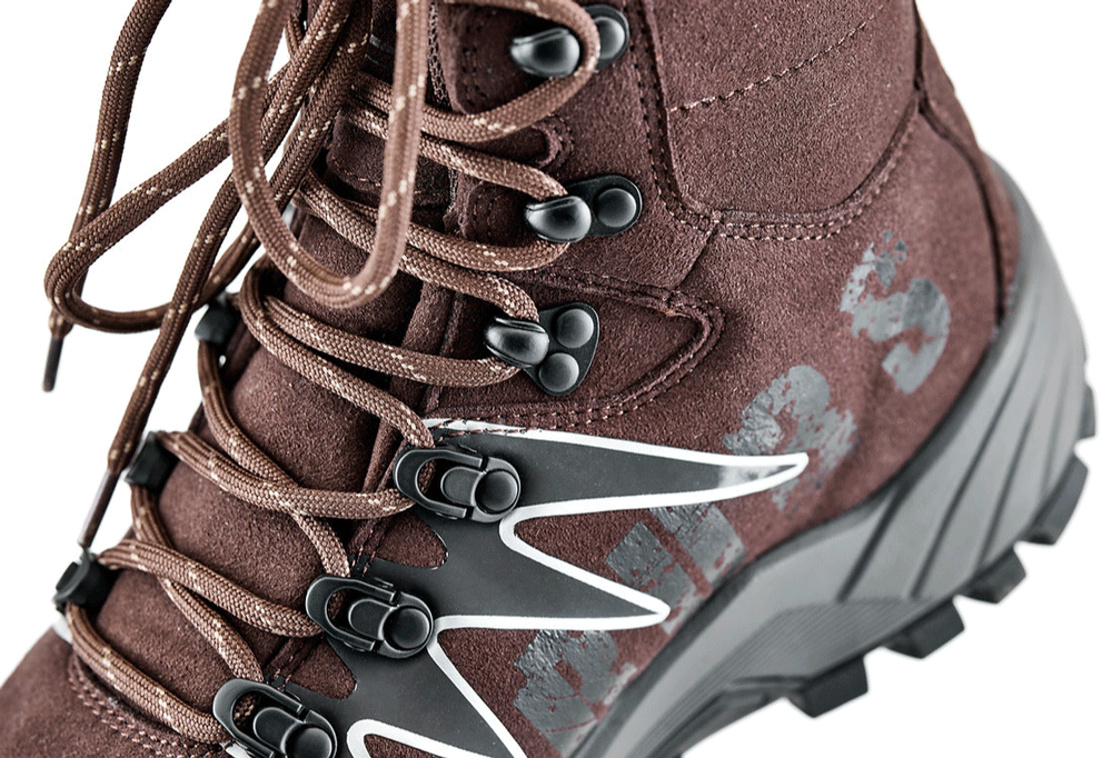 Grubs Quest Non Safety Waterproof Hiker Boots Mahogany