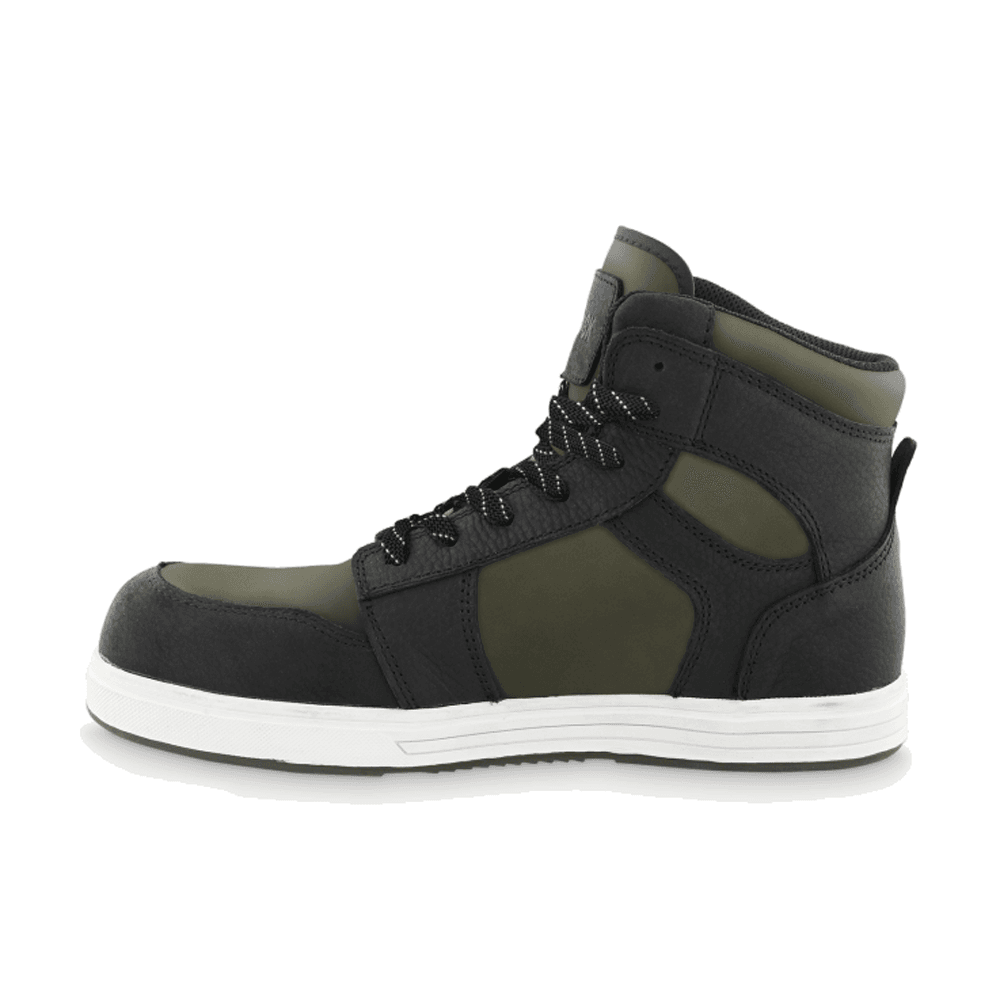 Herock Saron S3S SR FO HRO ESD SC High Safety Trainers Dark Kaki/Black