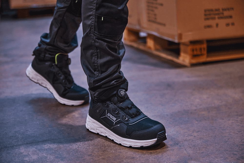 Apache Chatham Composite Lightweight Safety Trainers Black