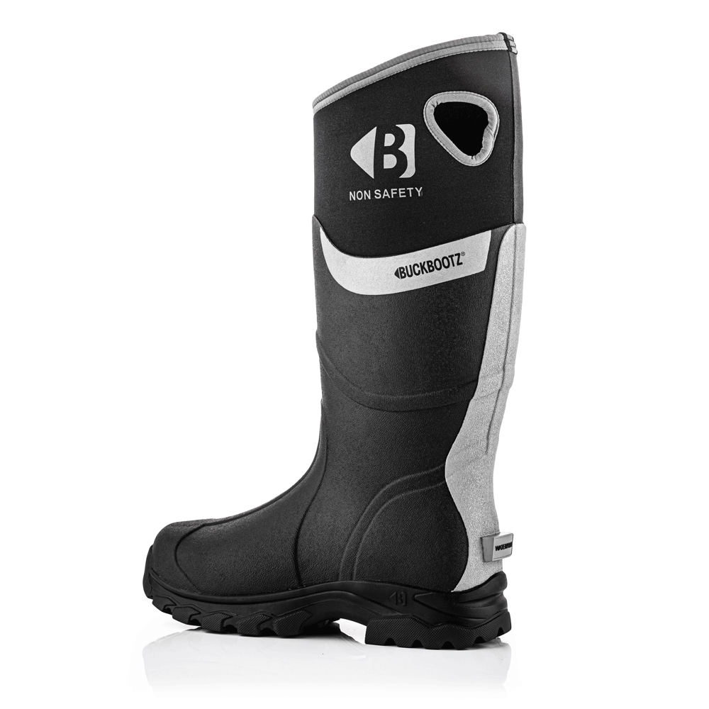 Buckler Walkerz Buckbootz Neoprene Non-Safety Waterproof Wellington Boots Black / Green