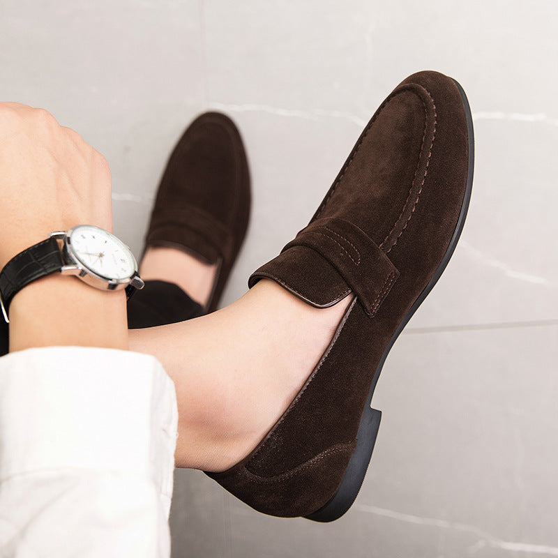 Mens High Top Slip On Casual Shoes