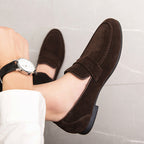 Mens High Top Slip On Casual Shoes