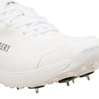 Newbery 360 Full White Spike Cricket Shoes