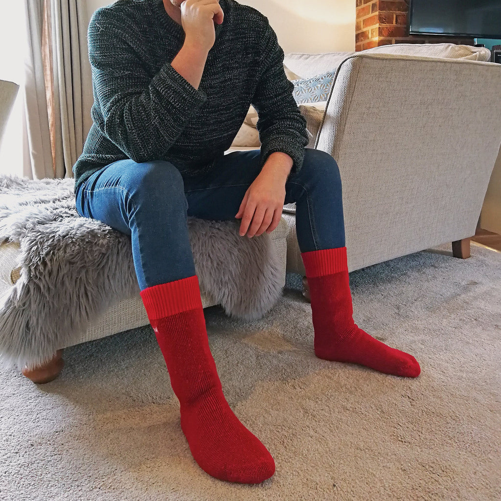 Sock Snob Mens Thick Winter Thermal Socks with Comfort Top (Multipack Options)