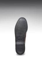 Hugs & Co Mens Boat Loafers Brown Leather