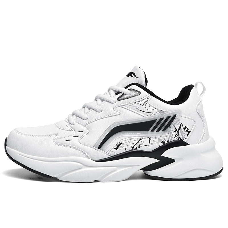 Mens EVA Breathable Thick Sole Lace Up Trainers