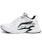 Mens EVA Breathable Thick Sole Lace Up Trainers