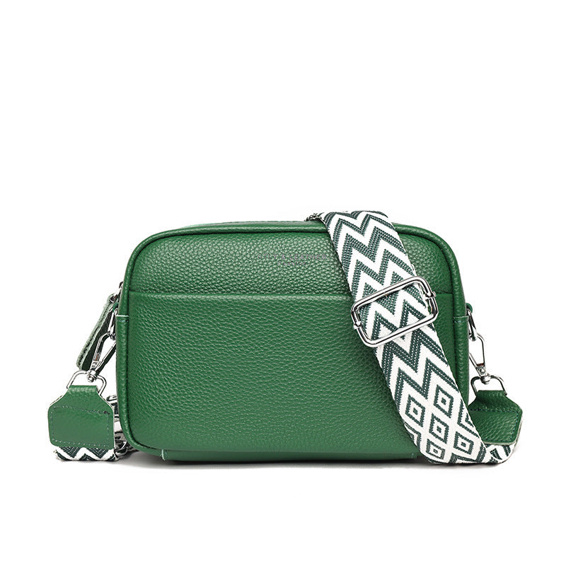 Womens Small Square Crossbody Bag With Wide Strap