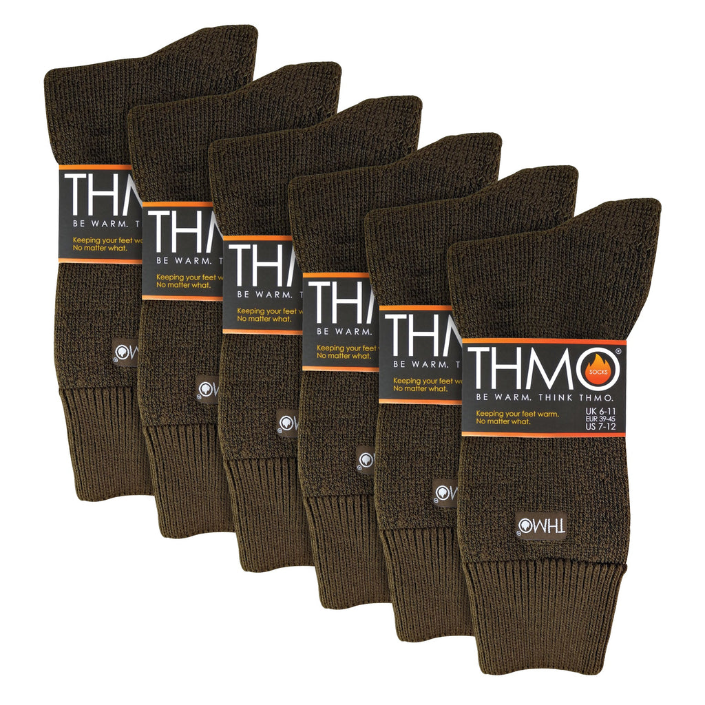 Sock Snob Mens Thick Winter Thermal Socks with Comfort Top (Multipack Options)