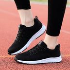Womens EVA Non Slip Breathable Lace Up Running Trainers