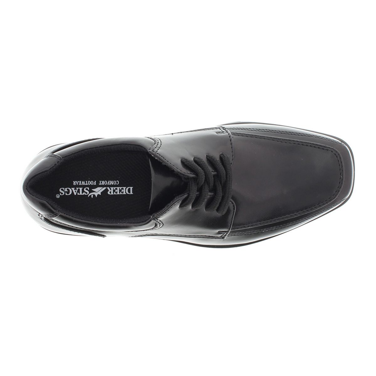 EVA Lace Up Black Dress Shoes