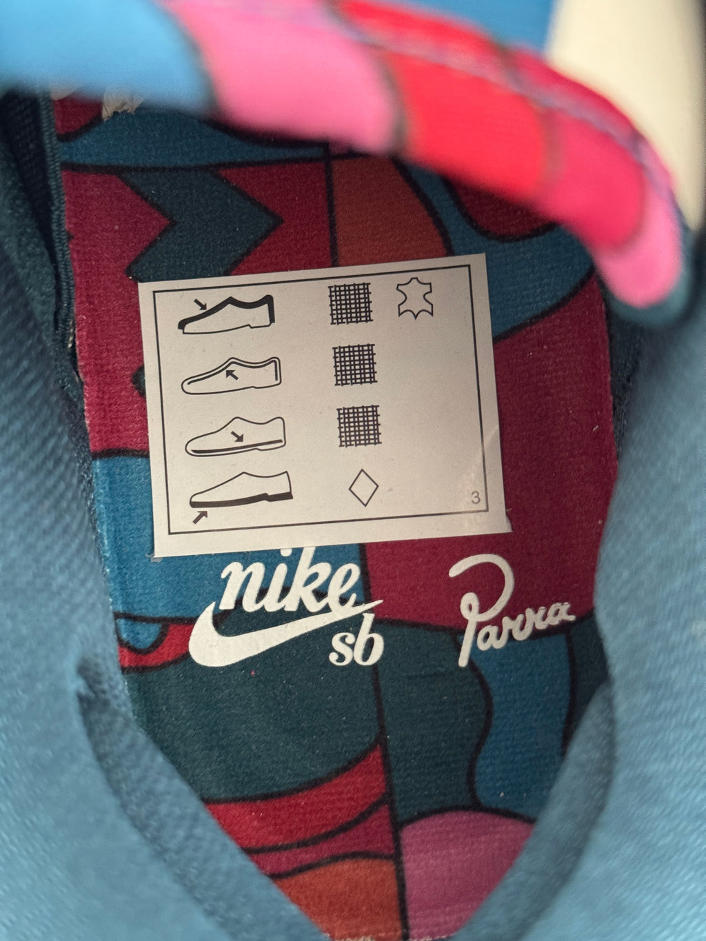 Nike SB Dunk Low Pro Parra Abstract Art Trainers