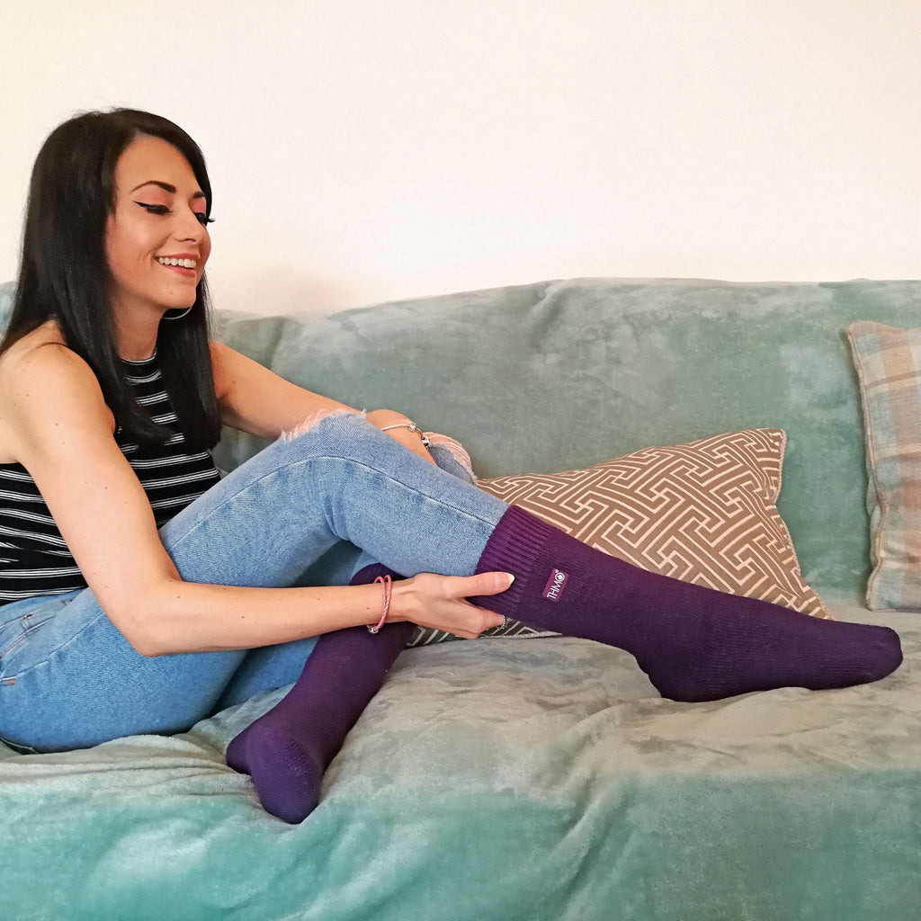 Sock Snob Womens Thick Winter Thermal Socks with Seamless Toe (Multipack Options)