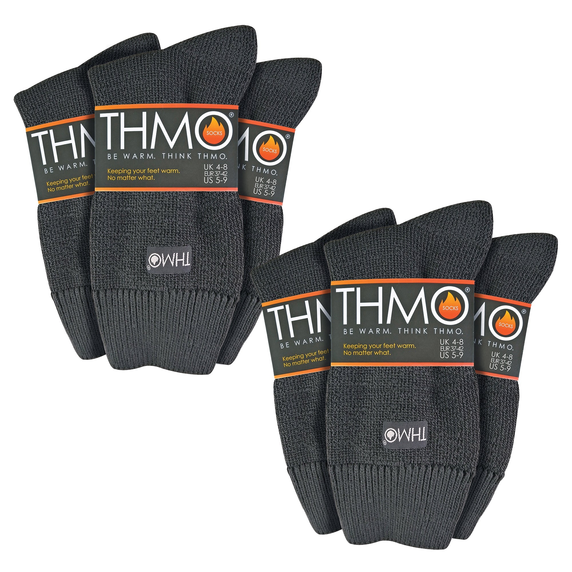 Sock Snob Womens Thick Winter Thermal Socks with Seamless Toe (Multipack Options)