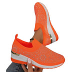 Womens Breathable Low Top Slip On Slippers