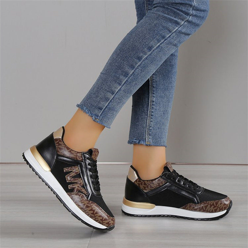 Large Size Womens Shoes Casual Sports Shoes Color Muffin
