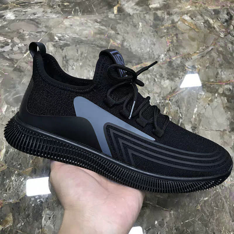 Mens Breathable Mesh Lightweight Round Toe Running Trainers