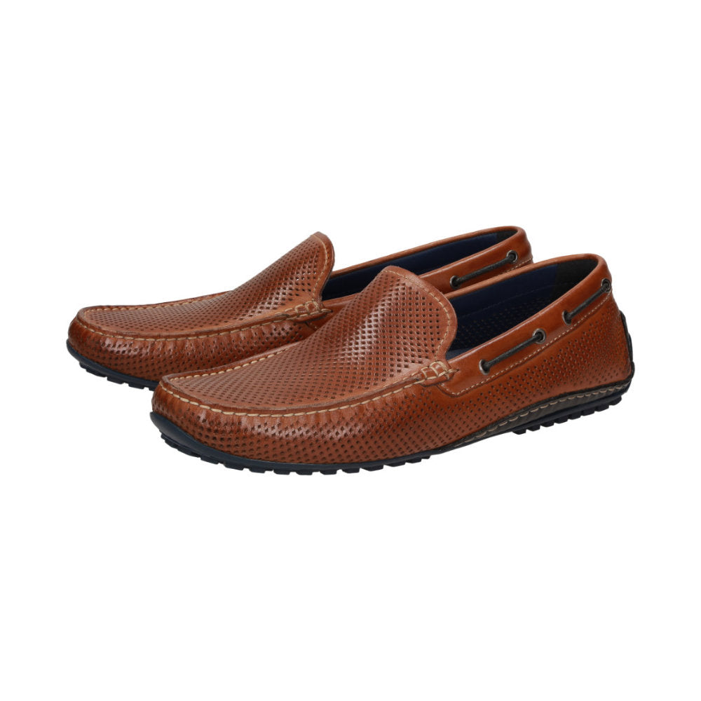 Sioux Carulio 706 Brown Mens G Fit Leather Driving Moccasins