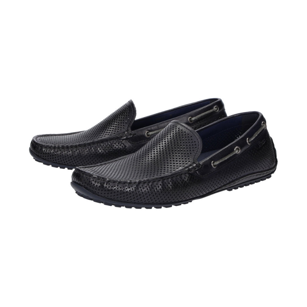 Sioux Carulio 706 Navy Mens G Fit Driving Moccasins