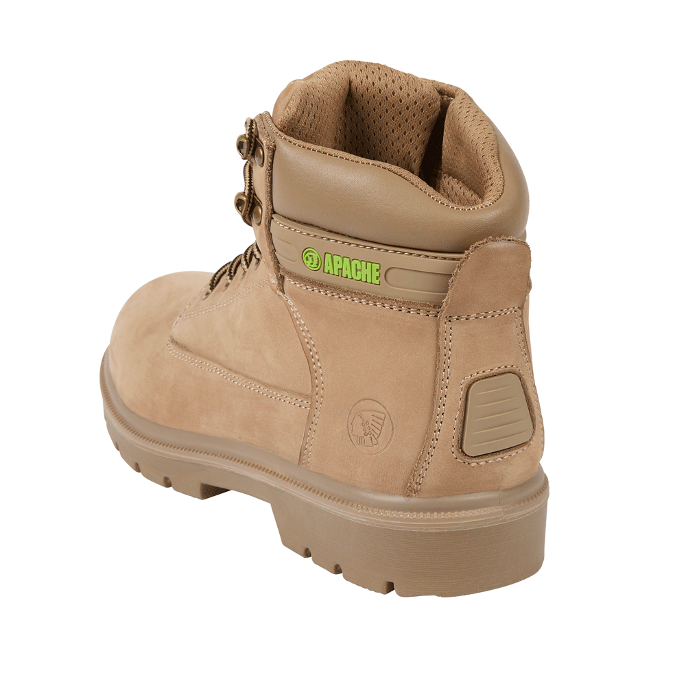 Apache Barnwell Steel Toe Cap Work Safety Boots Stone