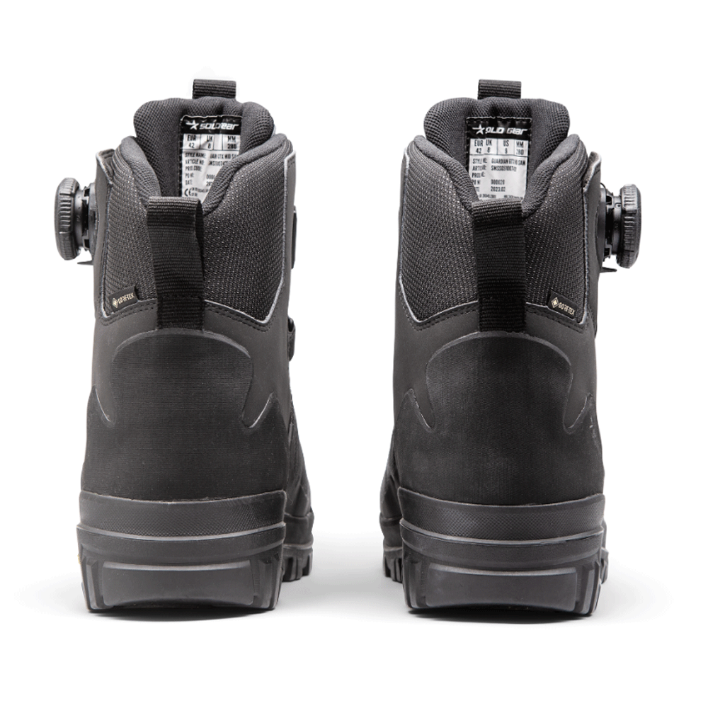 Solid Gear SG51007 Guardian GTX AG Waterproof Mid Safety Boots Black