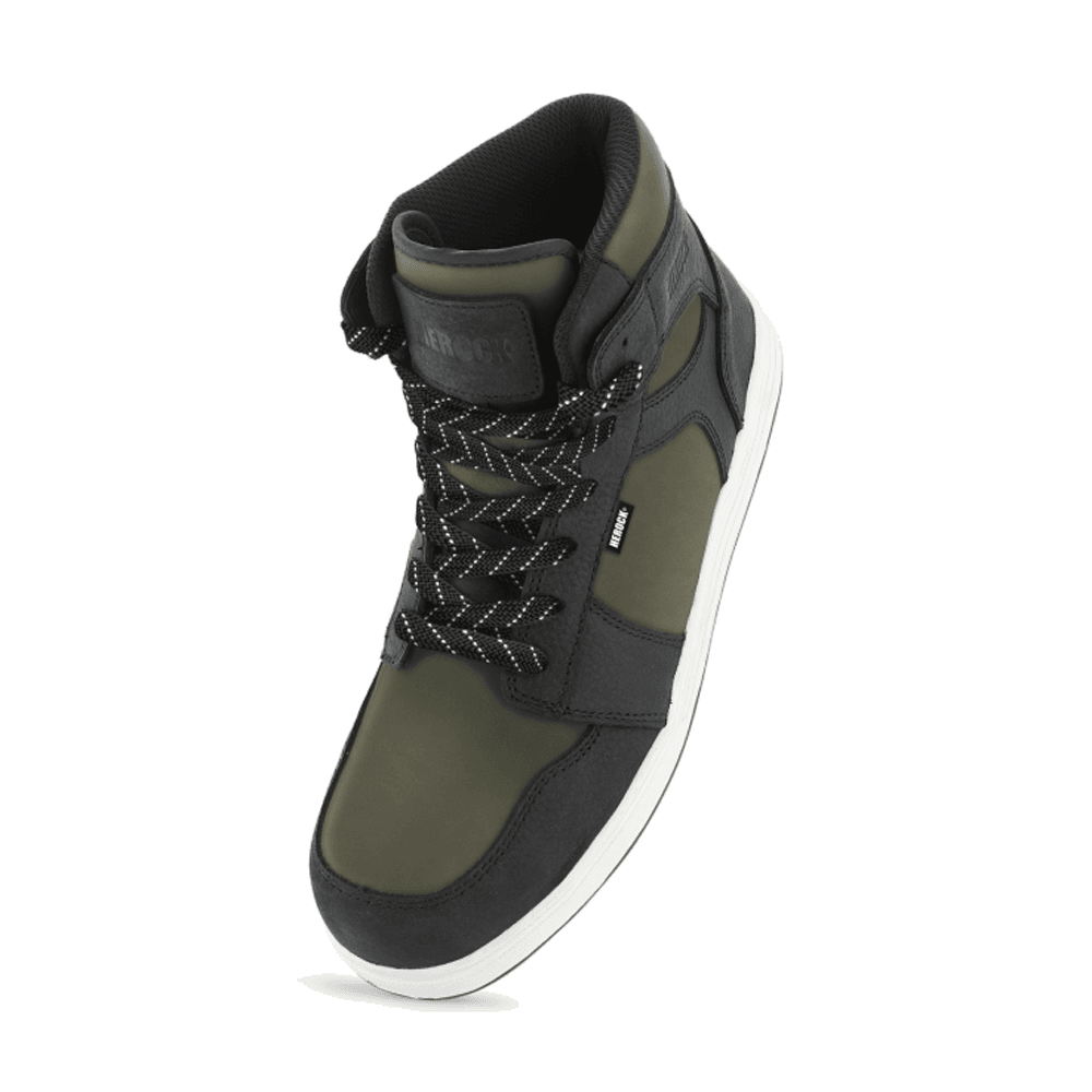 Herock Saron S3S SR FO HRO ESD SC High Safety Trainers Dark Kaki/Black