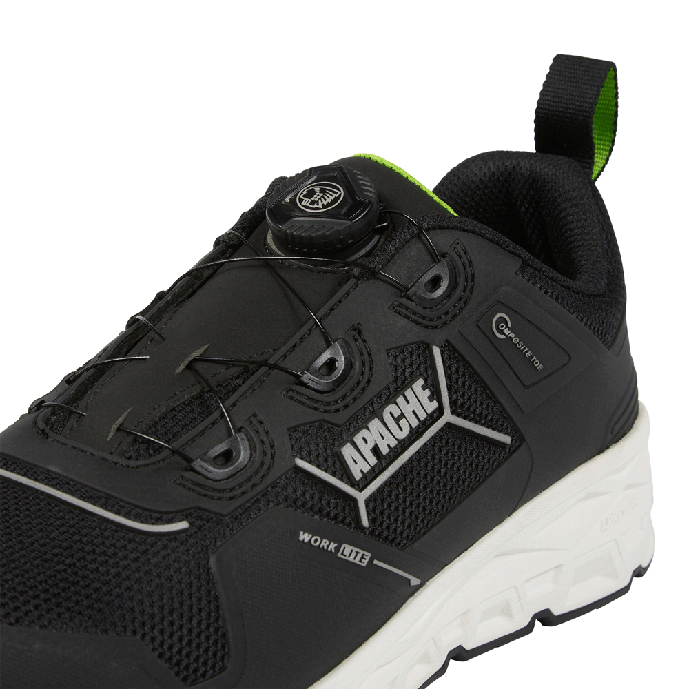 Apache Chatham Composite Lightweight Safety Trainers Black