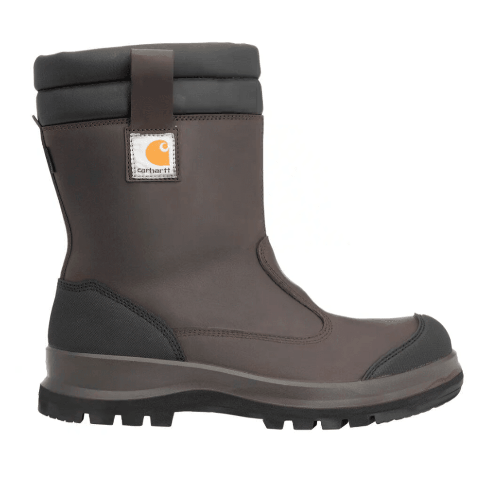 Carhartt F702935 Carter Rugged Flex Waterproof S3 Pull On Rigger Safety Boots Dark Brown