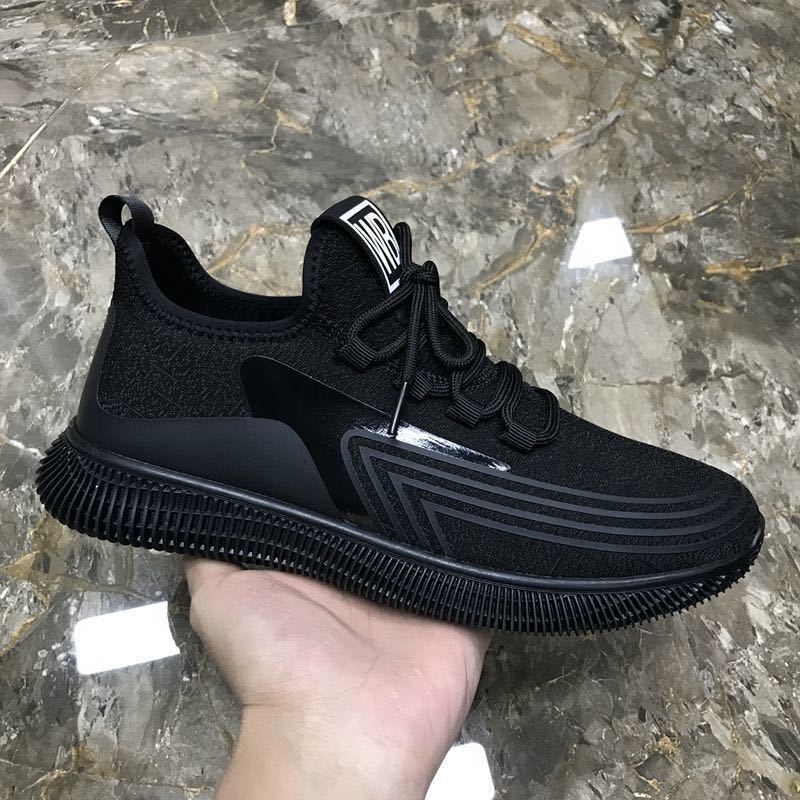 Mens Breathable Mesh Lightweight Round Toe Running Trainers