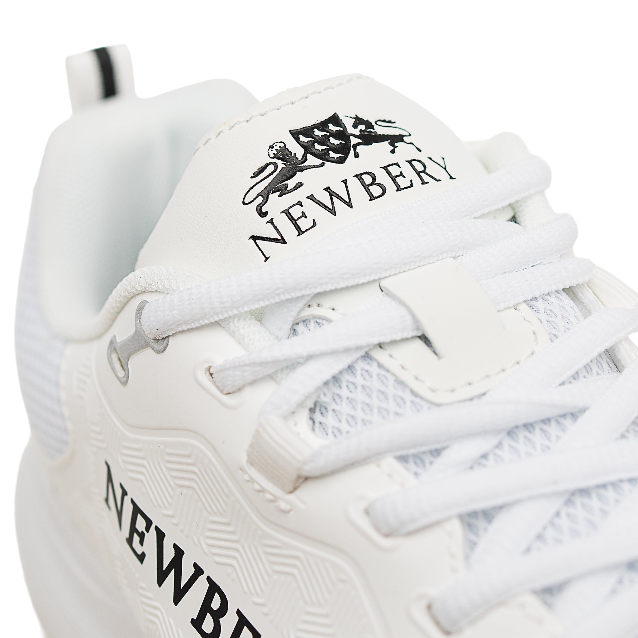Newbery 360 Full White Spike Cricket Shoes