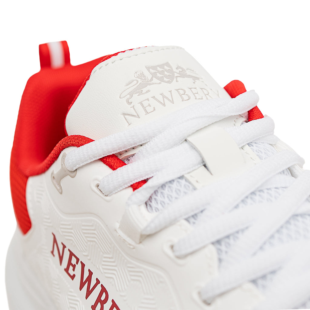 Newbery 360 White Red Pimple Cricket Shoes