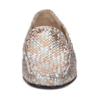 Sioux Cordera 40087 Silver Gold Womens Moccasins