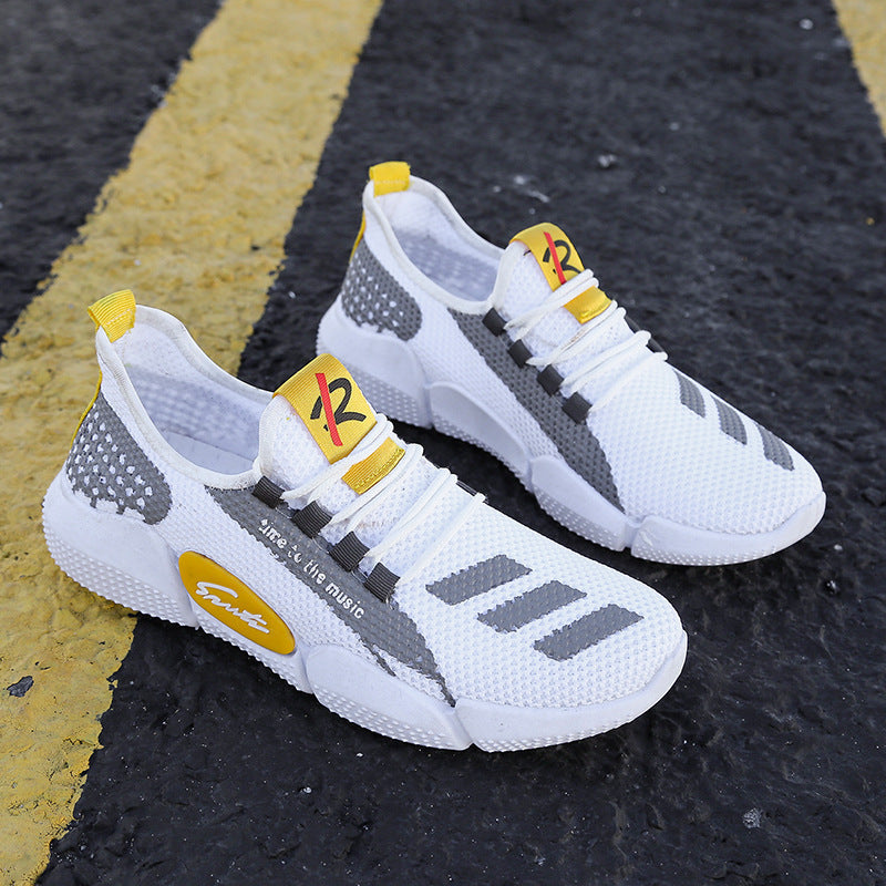 Mens Breathable Mesh Lightweight Round Toe Running Trainers